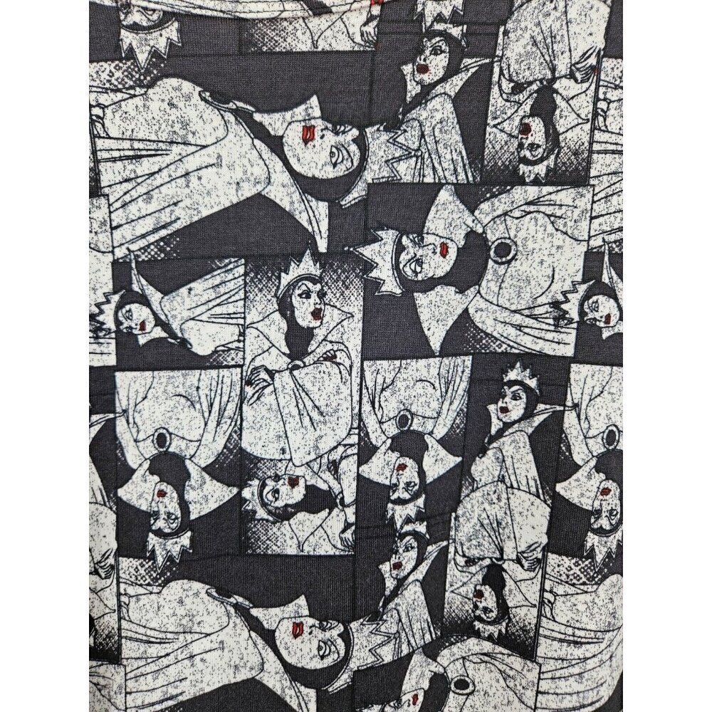 New Lularoe Disney Irma Tunic Top Womens XL Snow White Evil Queen Black White T